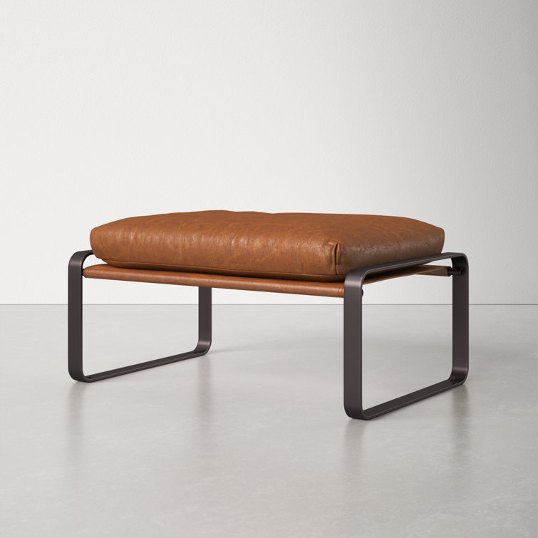 All modern store leather ottoman